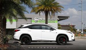 Lexus RX350 Silky Smooth Satin White by MetroWrapz 2017 года